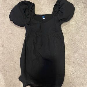 black old navy dress